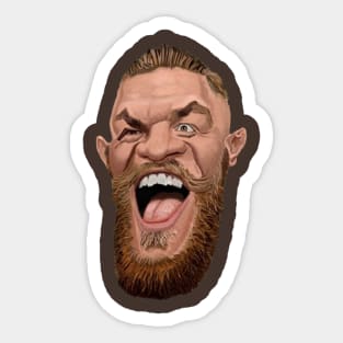 conor head Sticker